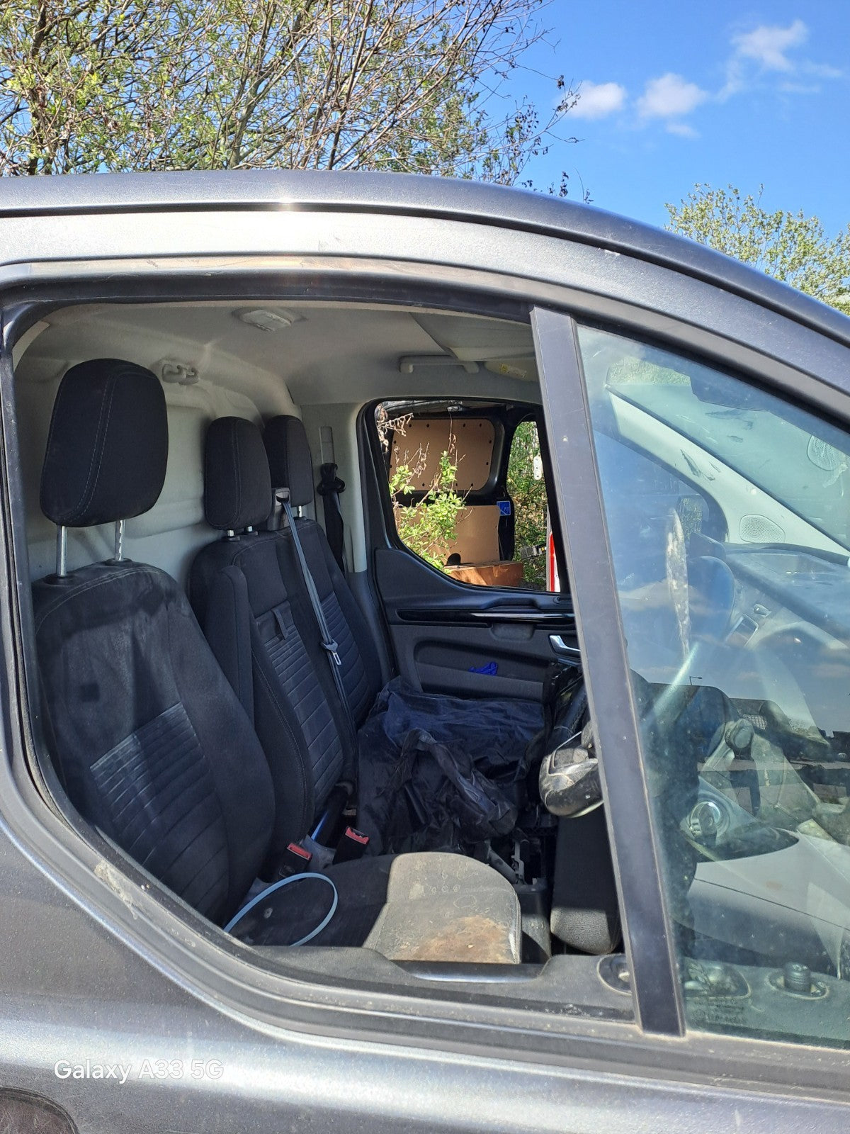 ✅2019 Ford Transit Custom Front Right Door Bare w/o Mirror Grey + Warranty A383 - Image 4