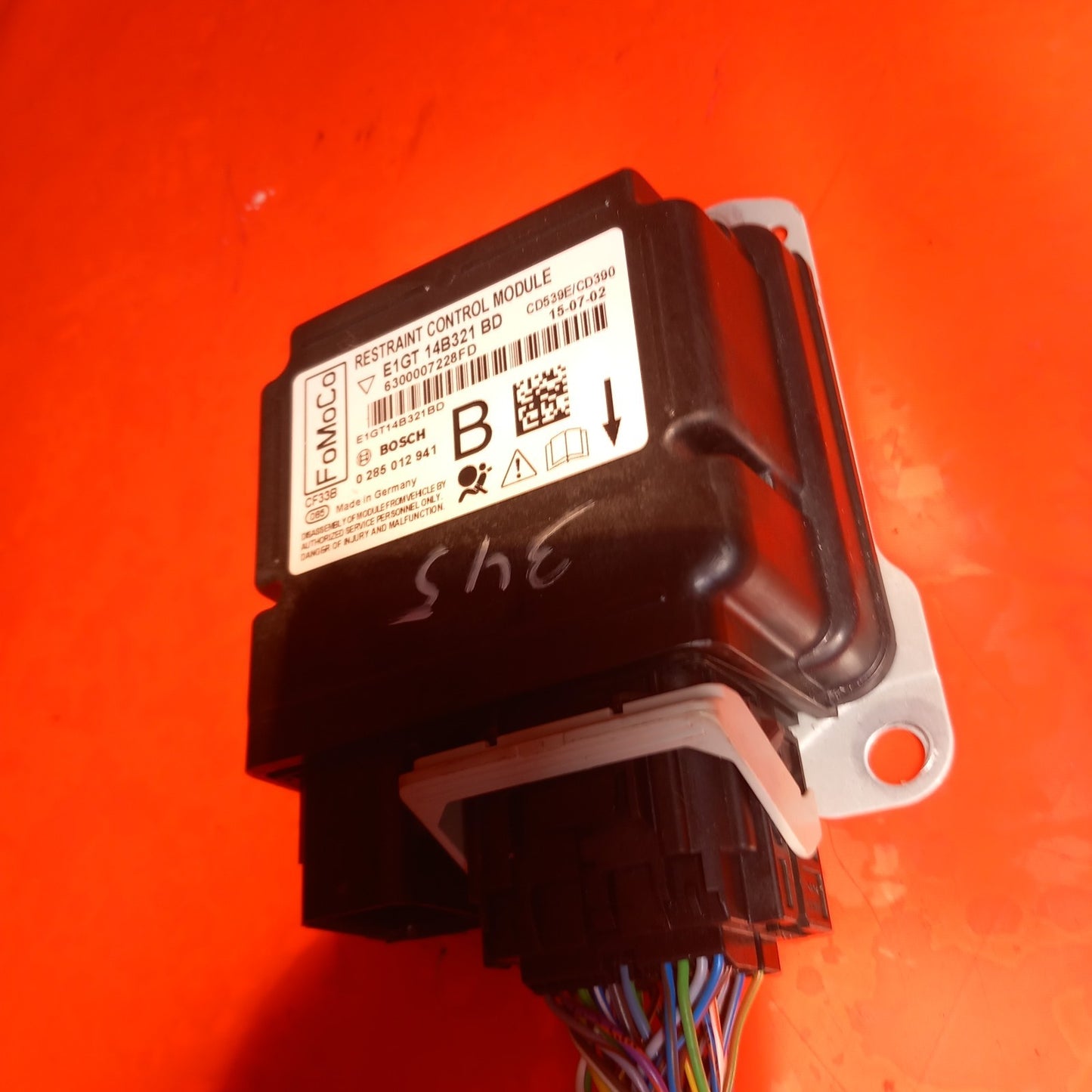 2019 Ford Galaxy MK3 Zetec Abag Control Module E1GT-14B321-BD Warranty A345 - Image 4