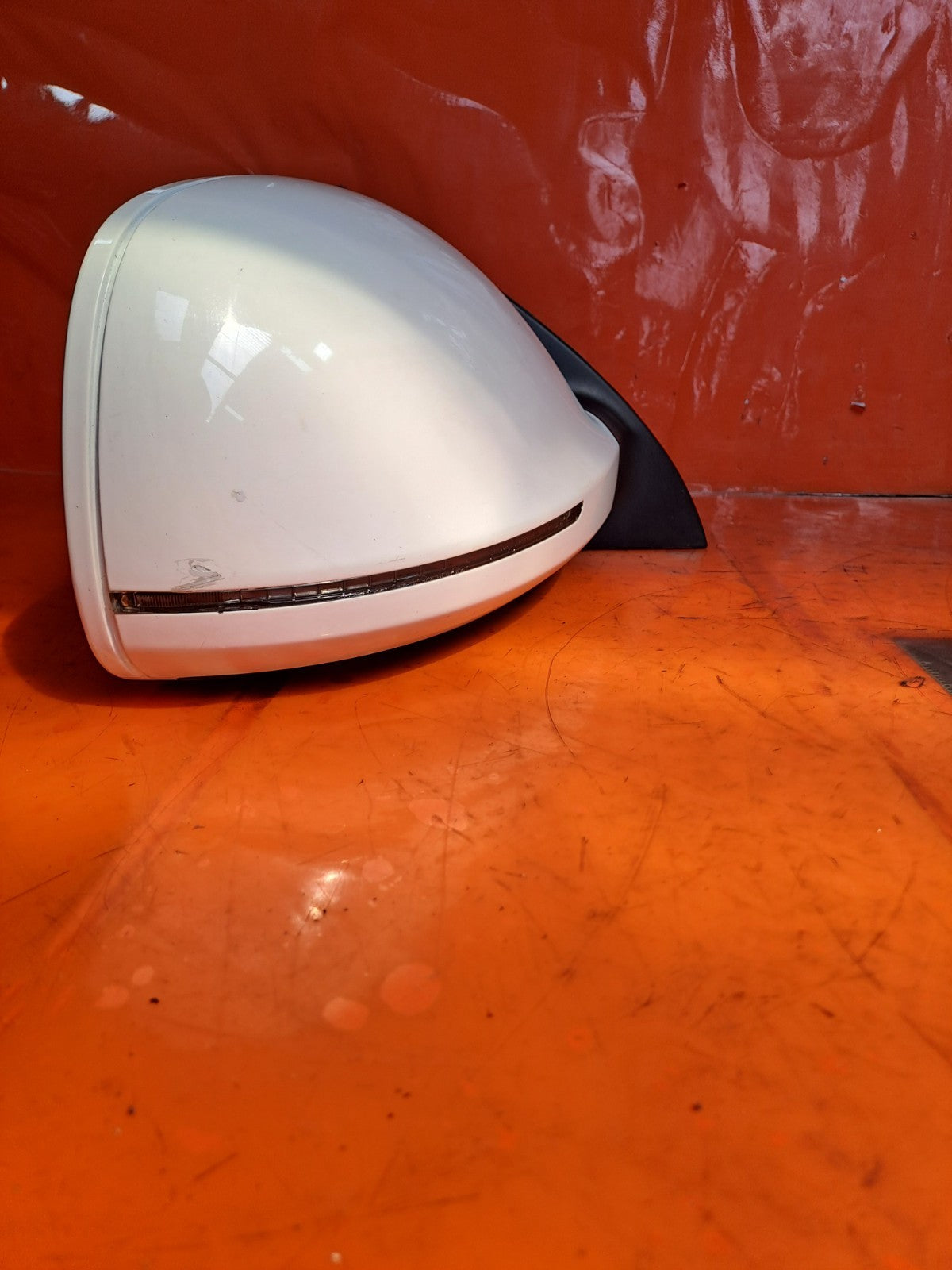 ✅2007 AUDI Q7 4L S LINE 3.0D FRONT RIGHT WING MIRROR WHITE Z7S + WARRANTY A295 - Image 3