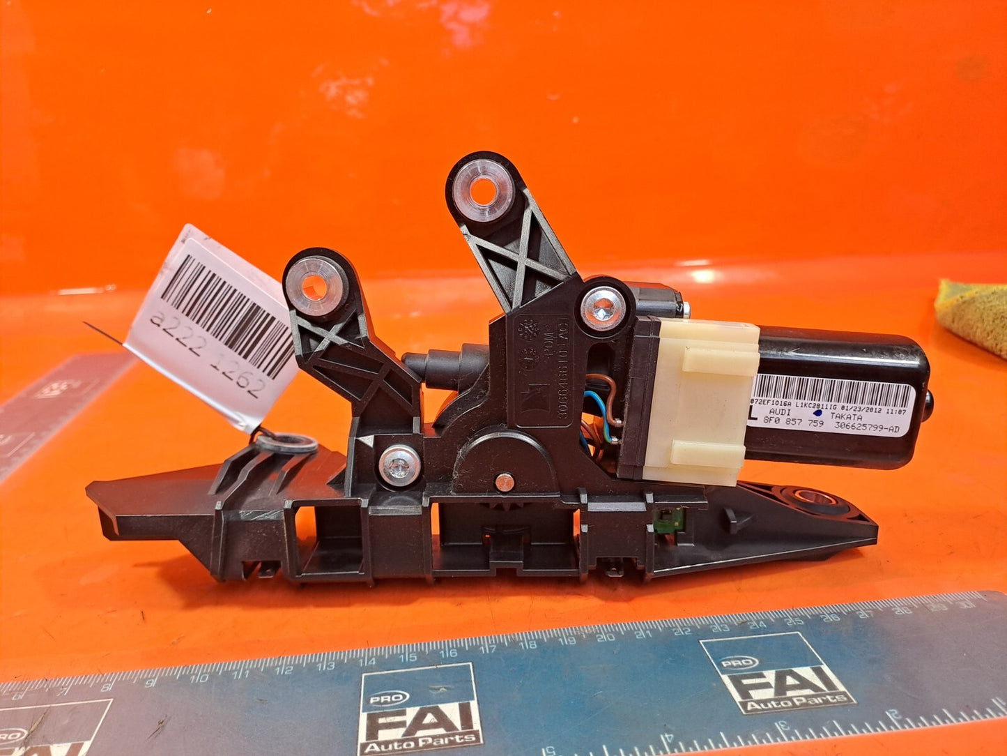 ✅2012 AUDI A5 1.8P FRONT LEFT SEAT BELT MOTOR 8F0857759 + WARRANTY A222 - Image 6