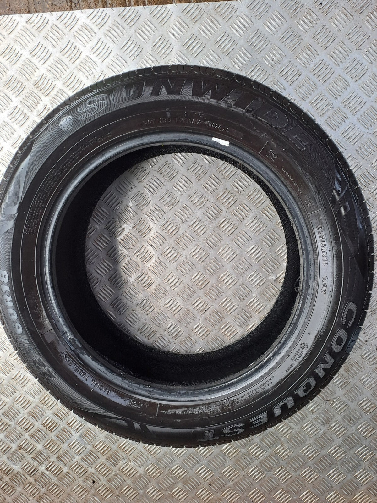 ✅2013 FORD TRANSIT CUSTOM SUNWIDE TYRE 225/60 R18 + WARRANTY A350 - Image 1