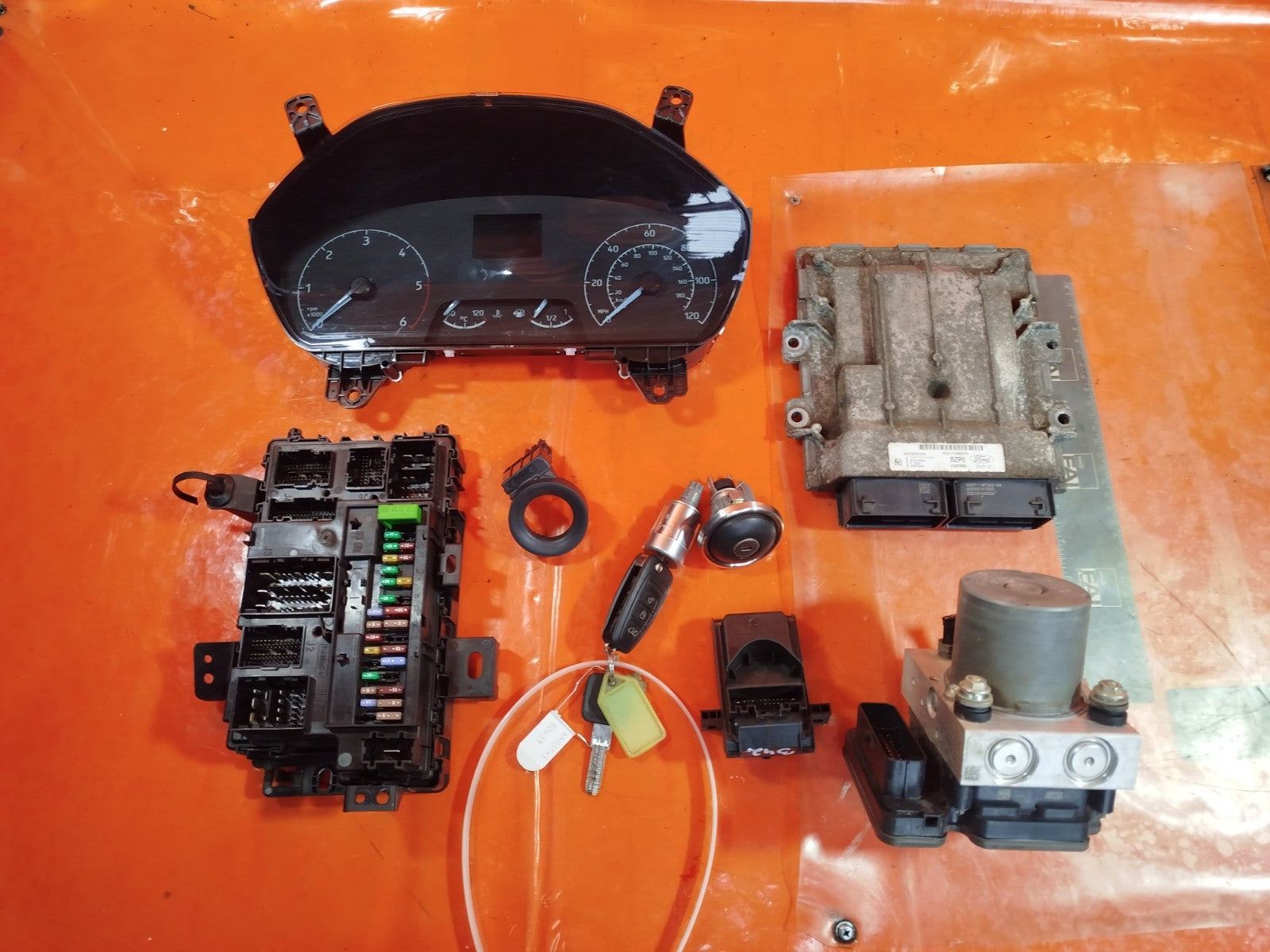 ✅2023 FORD TRANSIT CUSTOM ENGINE ECU KIT KK21-12A650-FA + WARRANTY A342 - Image 2