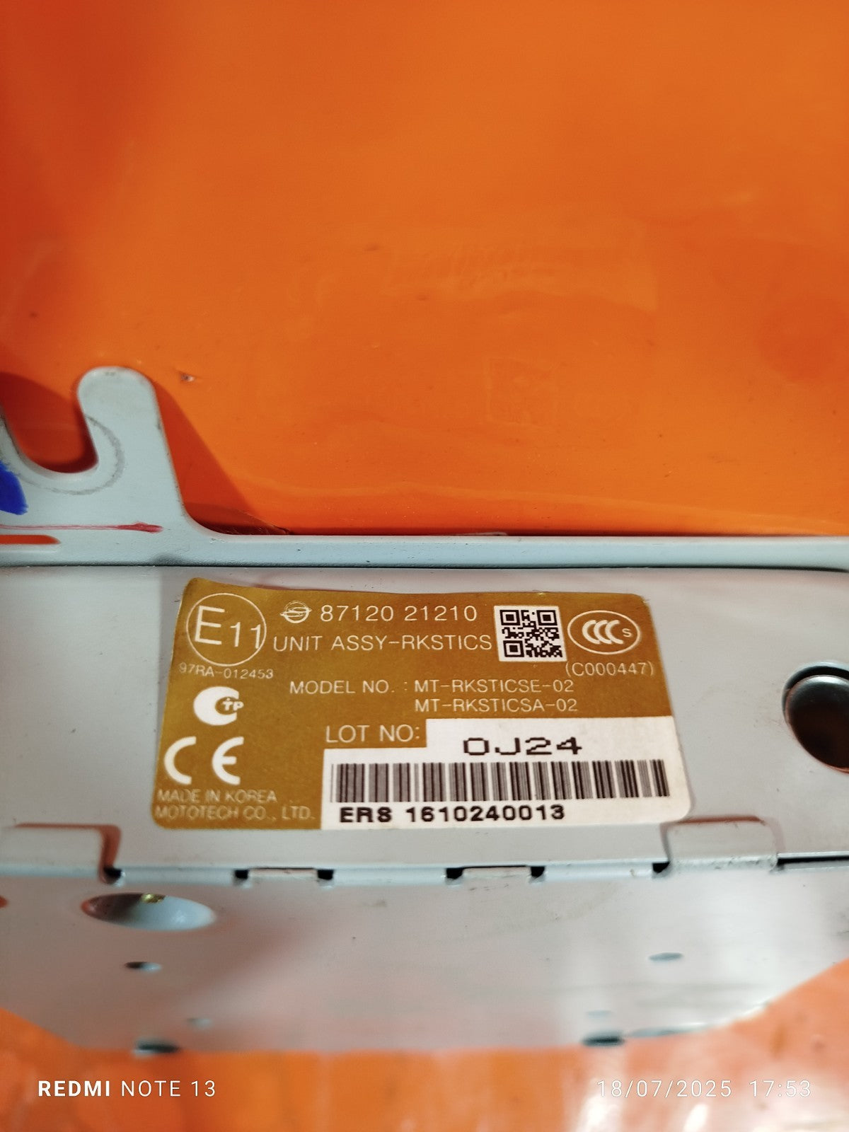 ✅SSANGYONG RODIUS TURISMO 2.2 DIESEL 2017 CONTROL MODULE 87120-21210 Warranty - Image 10