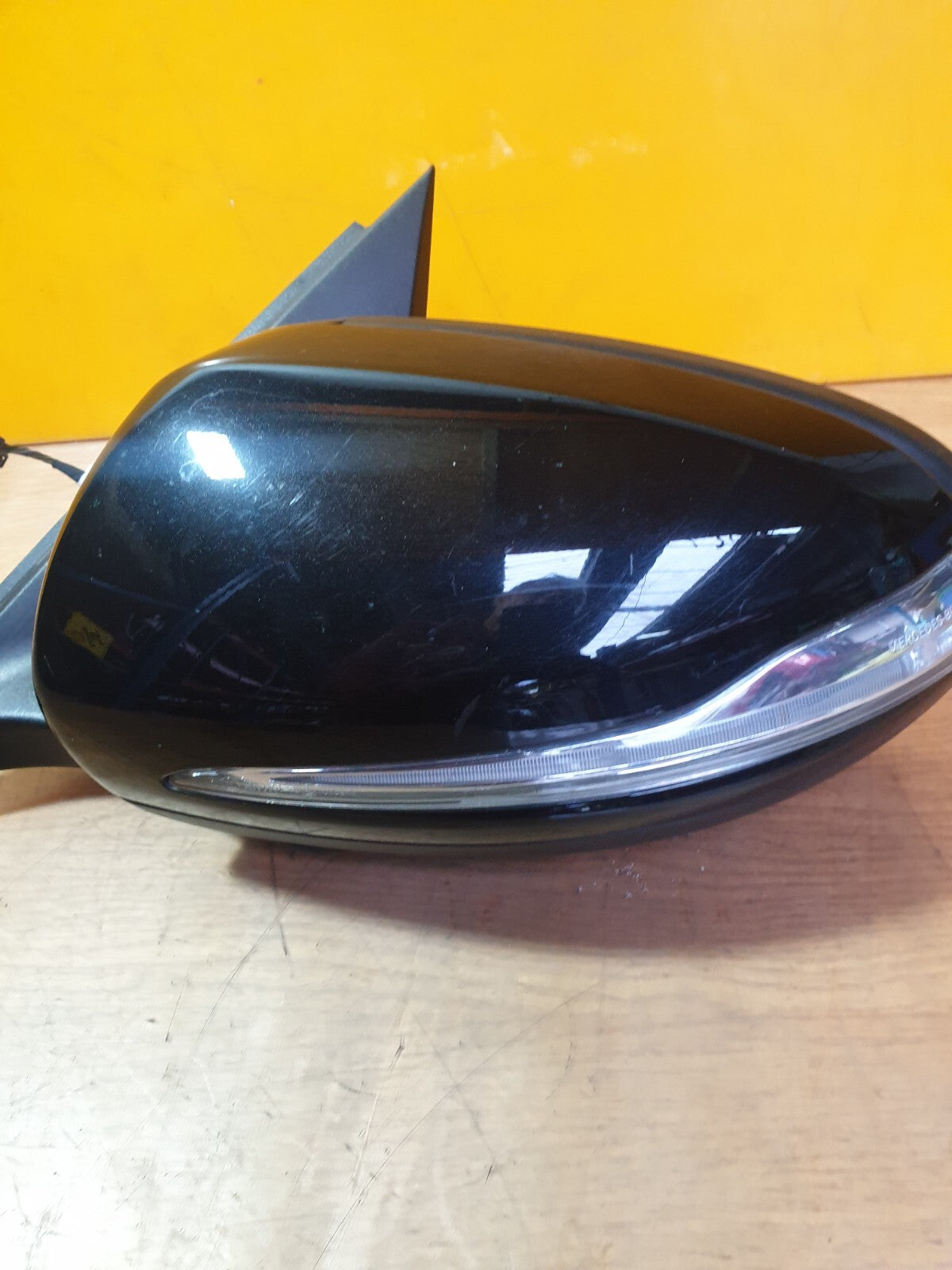 ✅Mercedes C Class W205 2014 Front Left Wing Mirror Black (197) + Warranty A147 - Image 4