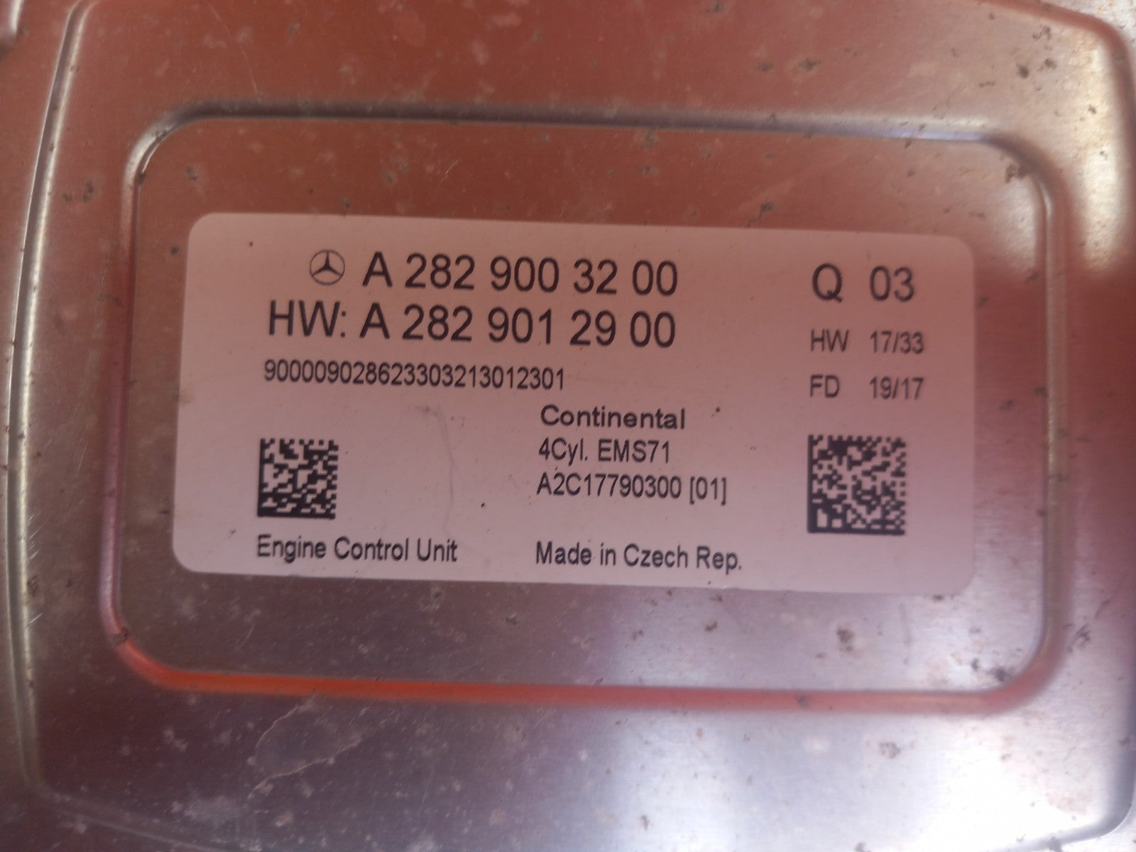 Mercedes W177 282.914 Engine Control Module ECU A2829003200 A2829012900 Warranty - Image 8