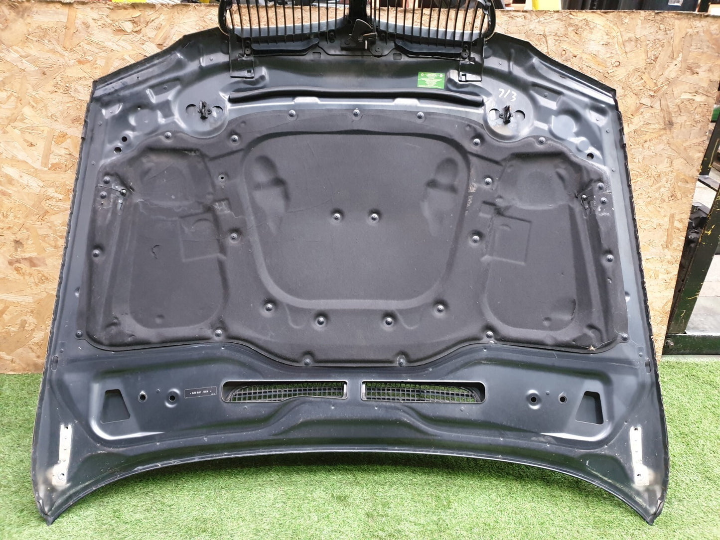 2006 BMW 750Li E66 4.8P BONNET HOOD BLACK + WARRANTY A208 - Image 8