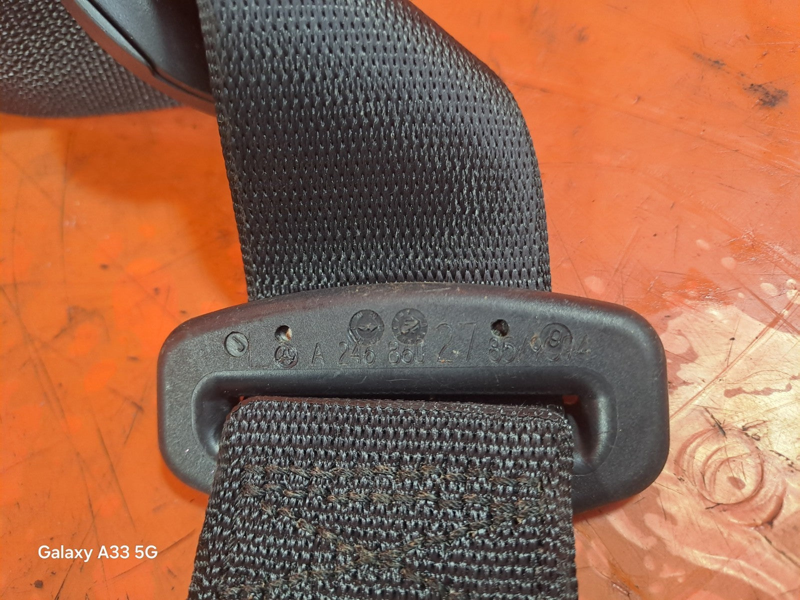 ✅2012 MERCEDES B CLASS W246 SEAT BELT REAR LEFT A2468602785 + WARRANTY A299 - Image 7
