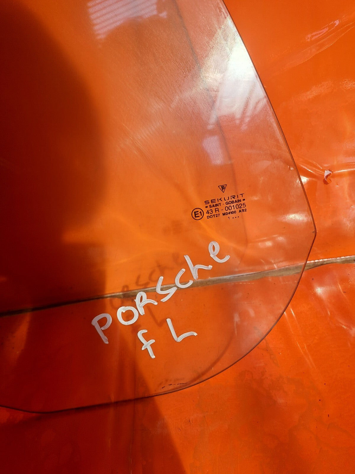 ✅PORSCHE BOXSTER 986 2.7 PETROL 2002 FRONT LEFT DOOR WINDOW GLASS 43R-001025 - Image 8