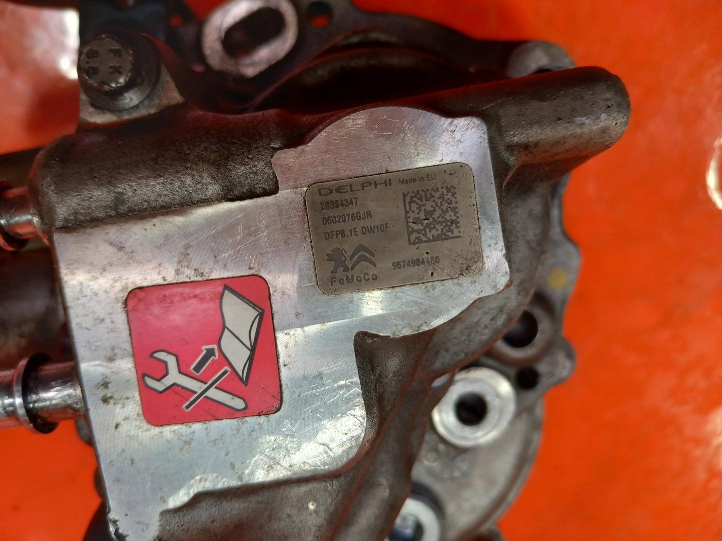 2019 Ford Galaxy MK3 Zetec 2.0 TDCi High Pressure Fuel Pump 9674984480 A345 - Image 12