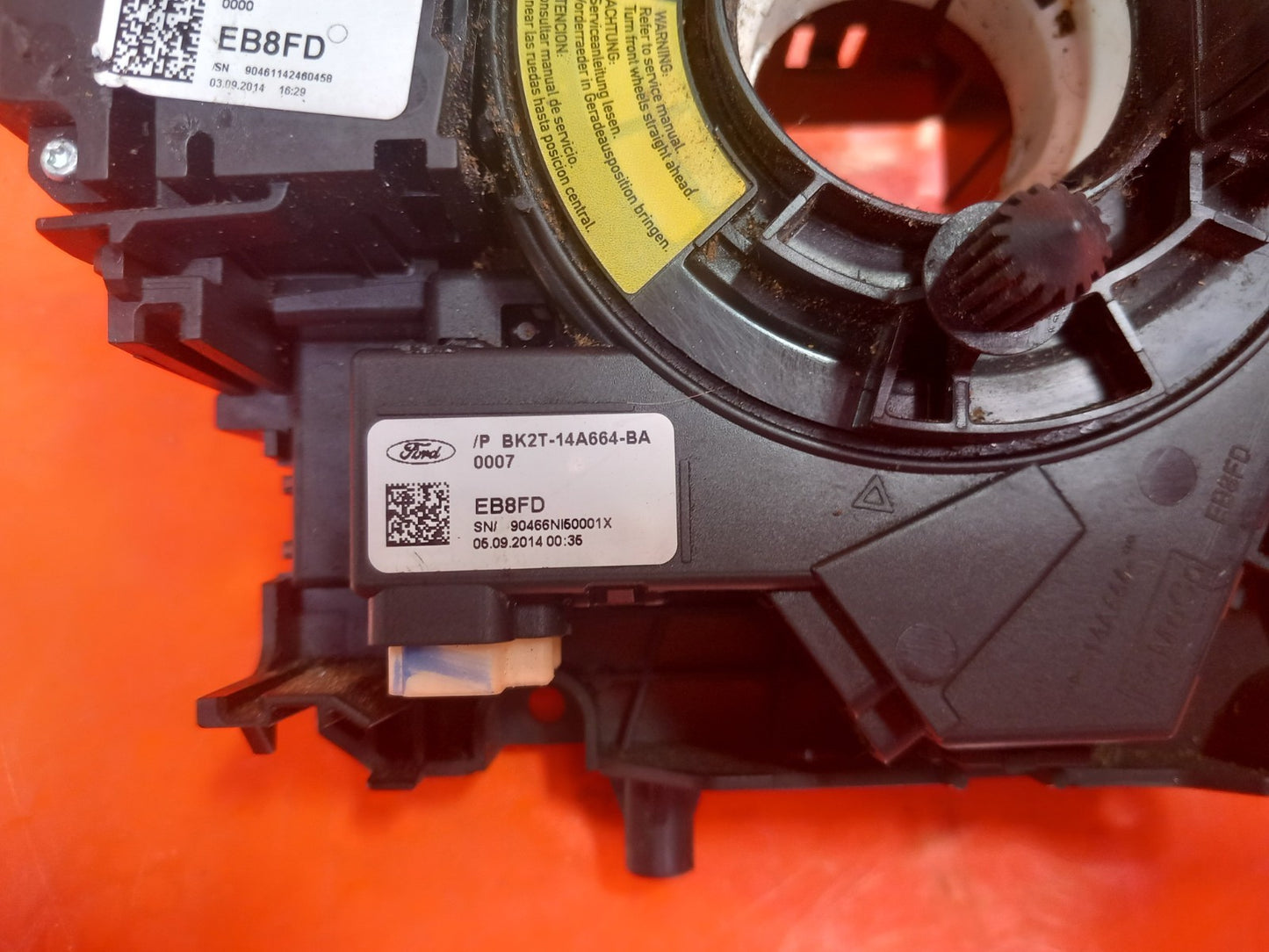 ✅2014 Ford Transit Custom Indicator Wiper Stalk Squib BK2T-14A664-BA A384 - Image 8
