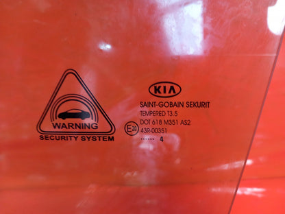 Kia Sportage MK3 1.7 Diesel 2014 Front Left Window Glass 43R-00351 Warranty A287 - Image 4