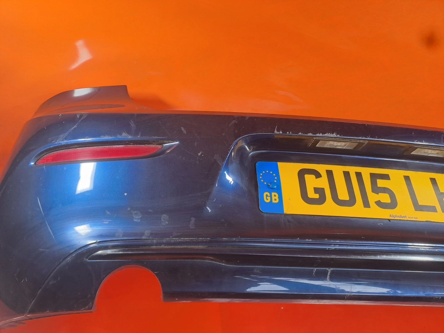 ✅BMW 118D F20 2.0 Diesel 2015 Rear Bumper Blue Scratches A316 - Image 4
