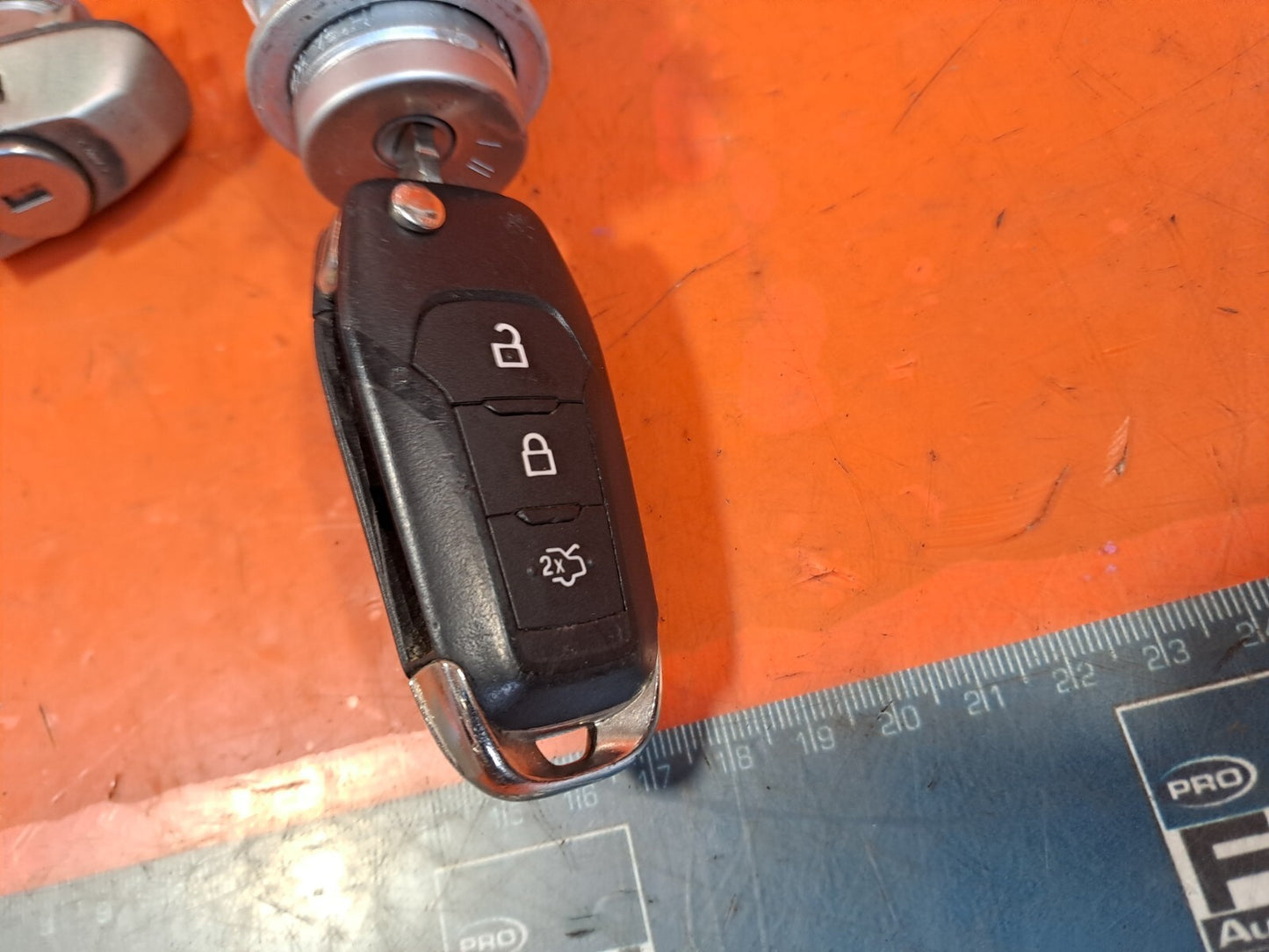 ✅FORD FOCUS 1.5 DIESEL 2018 IGNITION BARREL KEY AND DOOR LOCK Warranty A242 - Image 3