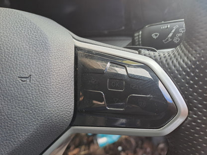 ✅VW GOLF R-LINE MK8 1.5 PETROL 2021 MULTIFUNCTION LEATHER STEERING WHEEL A349 - Image 2
