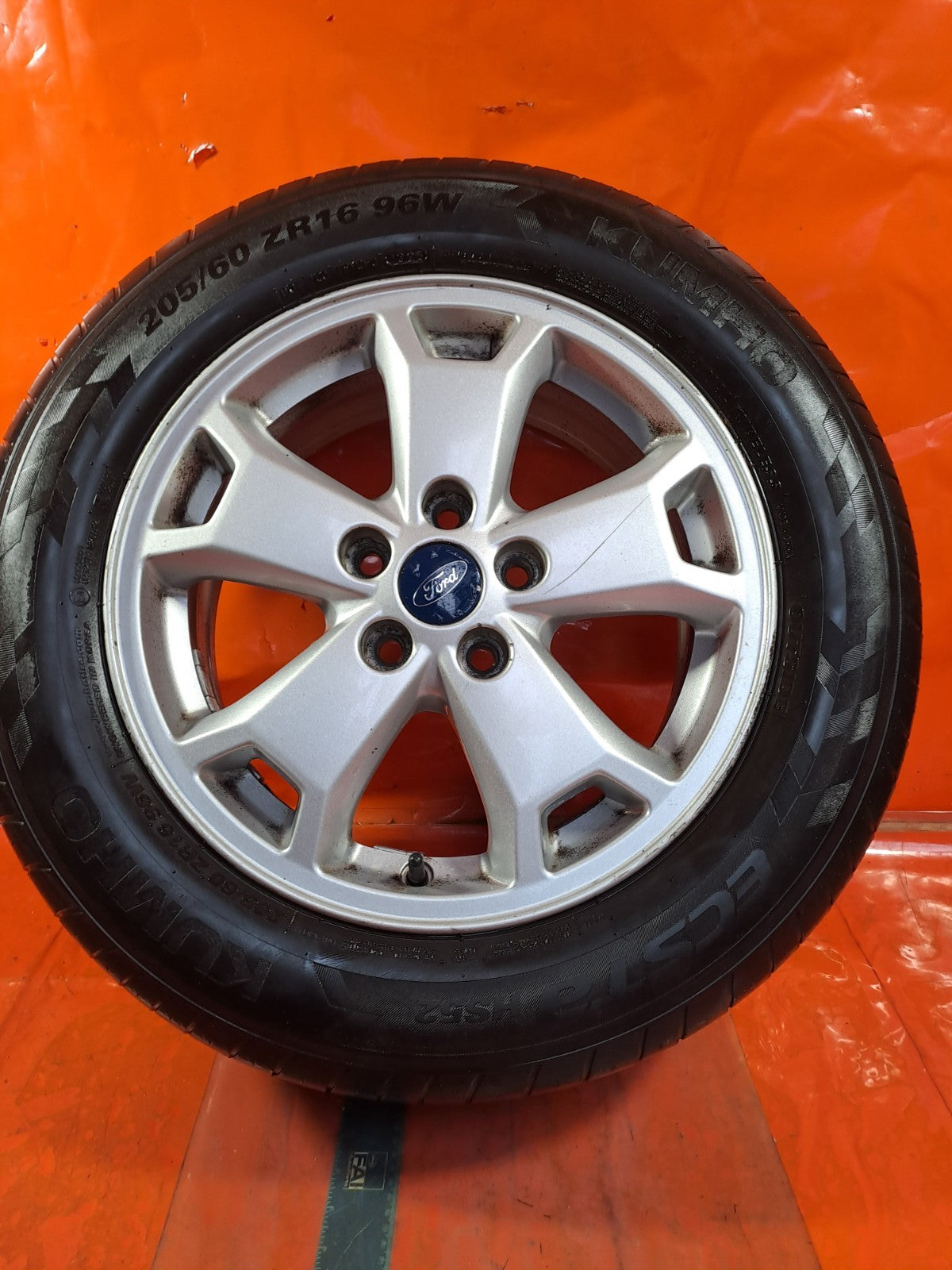✅2015 FORD TRANSIT CONNECT V408 ALLOY WHEEL WITH TYRE 205/60 R16 DT11-AC A355 - Image 4