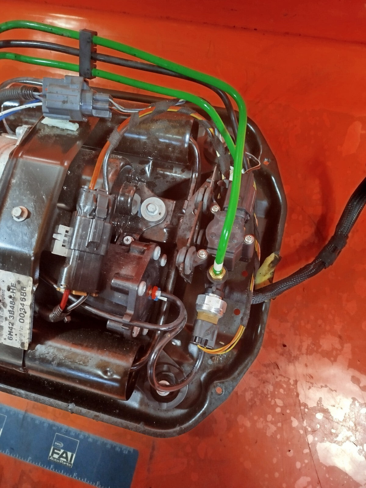 ✅2011 LAND ROVER RANGE ROVER L322 4.4D SUSPENSION COMPRESSOR 6H42-3B484-HE A243 - Image 7