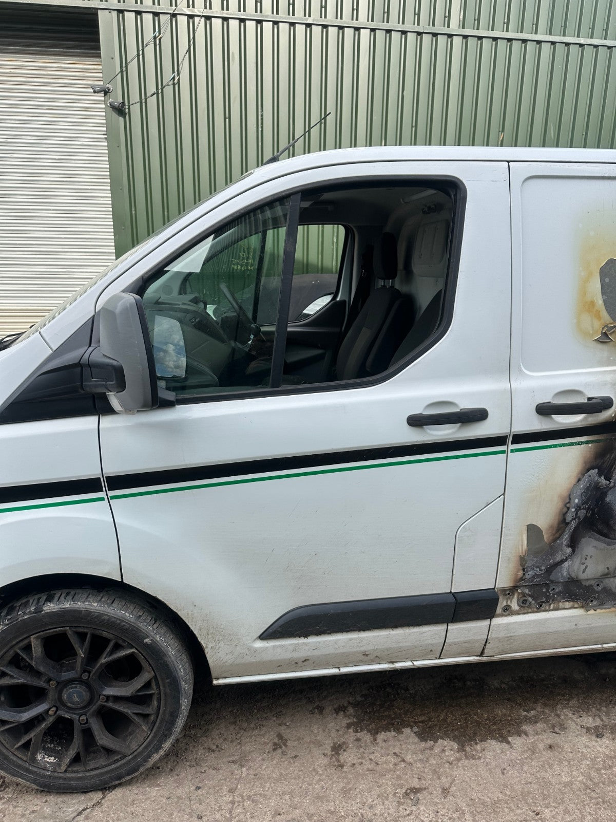 ✅Ford Transit Custom 2.2 Diesel 2014 Front Left Door Bare White Warranty A378 - Image 1
