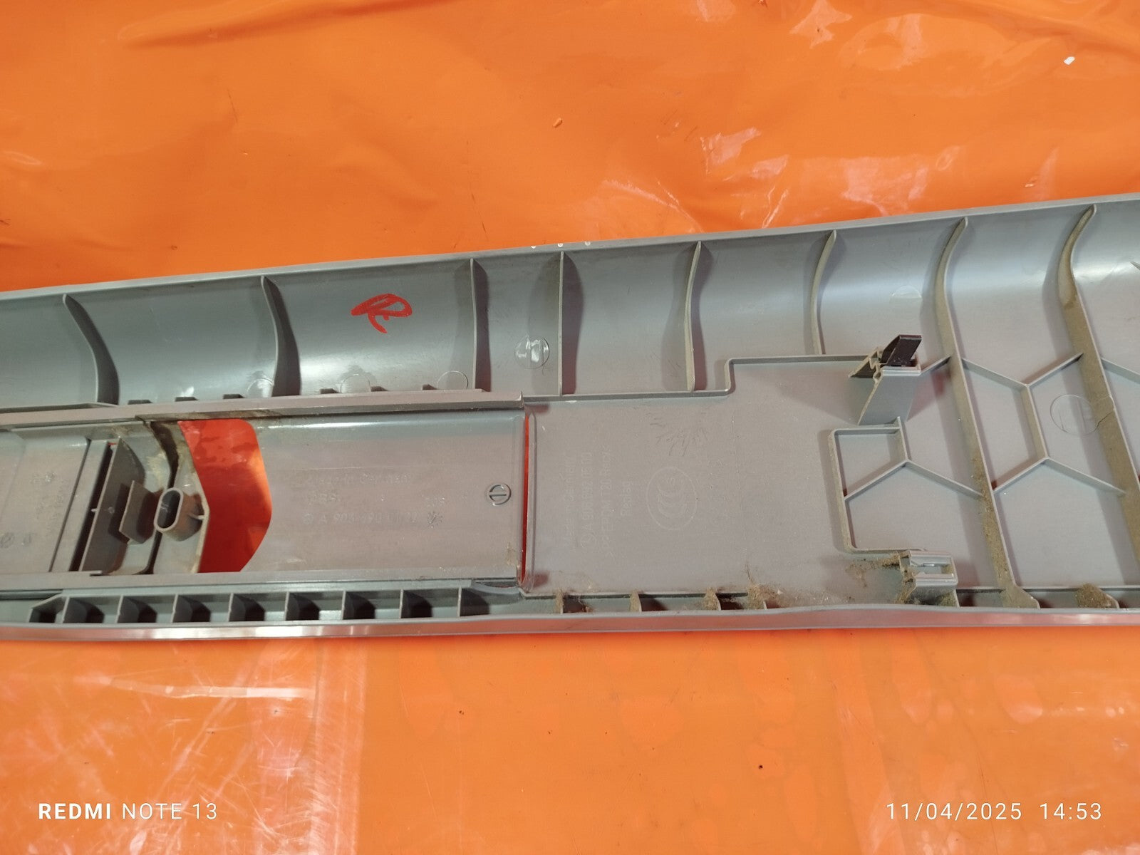 ✅VW CRAFTER CR35 2.0 DIESEL 2015 RIGHT SIDE B-PILLAR COVER TRIM A9066900107 A278 - Image 10