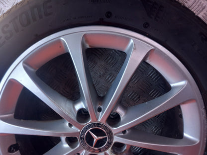 2019 Mercedes A Class W177 Alloy Wheel w/ Tyre 205/55 R17 A1774010300 A382 - Image 2