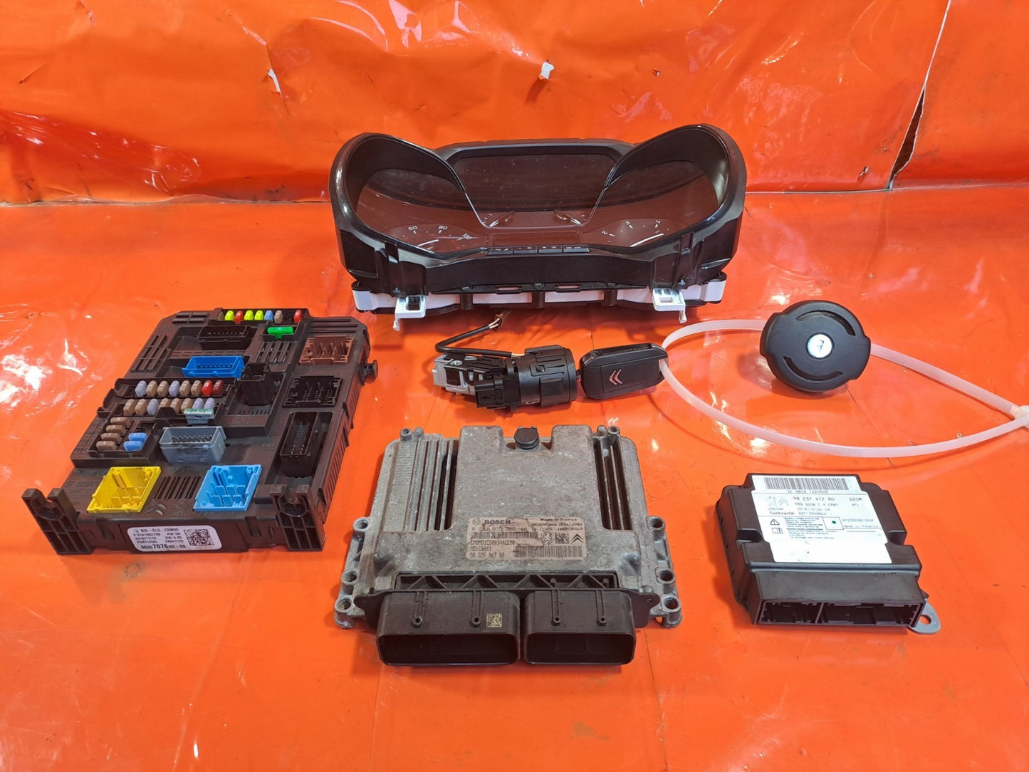 ✅Citroen Berlingo 650 1.5 Diesel 2020 Engine ECU Kit 9830707680 9831102380 A381 - Image 2