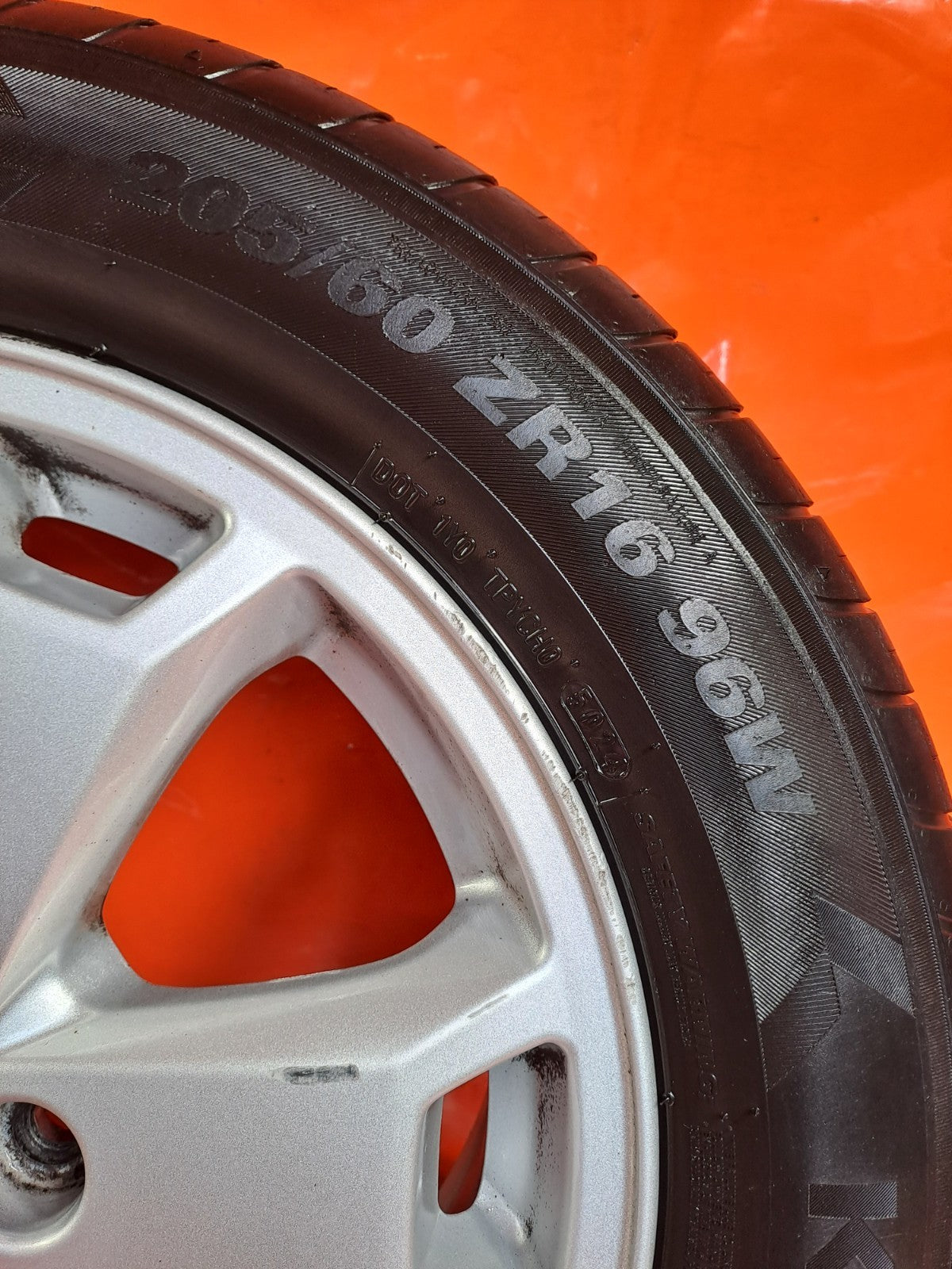✅2015 FORD TRANSIT CONNECT V408 ALLOY WHEEL WITH TYRE 205/60 R16 DT11-AC A355 - Image 8