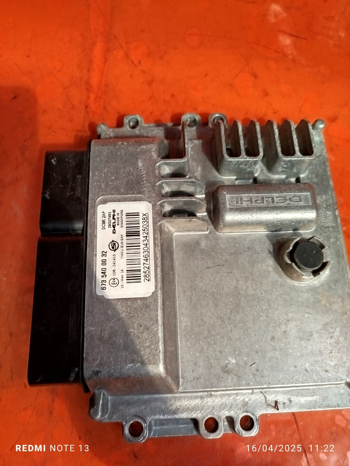 ✅Ssangyong Tivoli Ex 2016 1.6 Diesel ENGINE CONTROL UNIT 6735400032 Warranty - Image 6