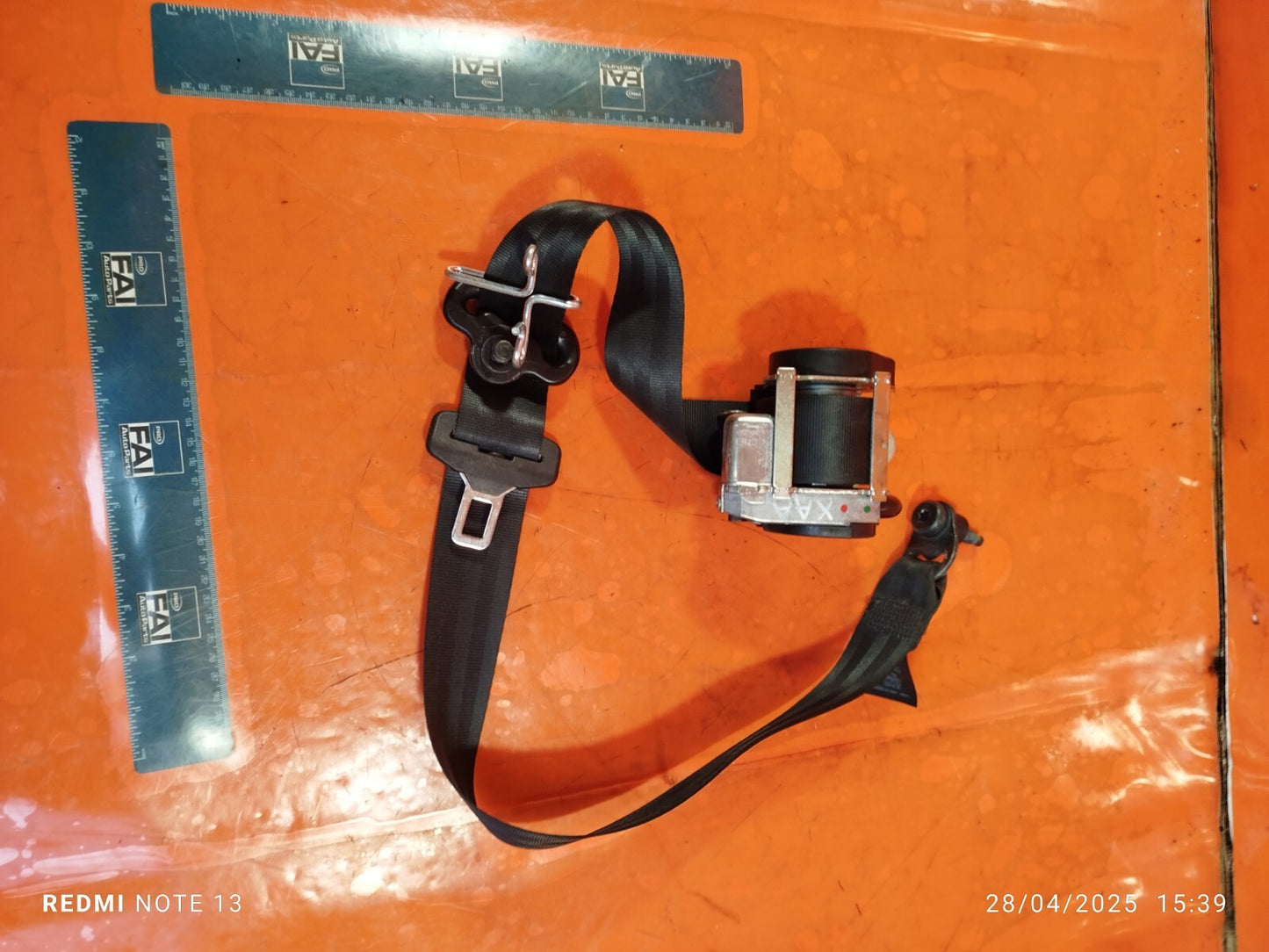 ✅2018 FORD C MAX FRONT LEFT SEAT BELT AM51-R61295-AEW + WARRANTY xAA - Image 3
