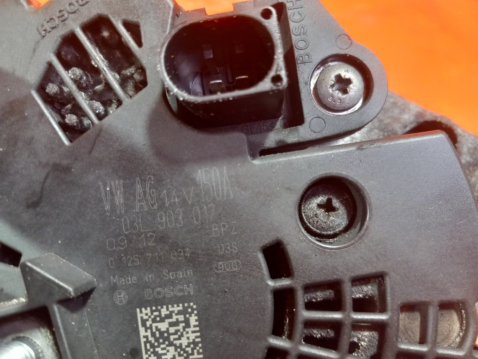 2012 Audi A4 B8 2.0 Diesel Alternator 03L903017 Warranty A323 - Image 12