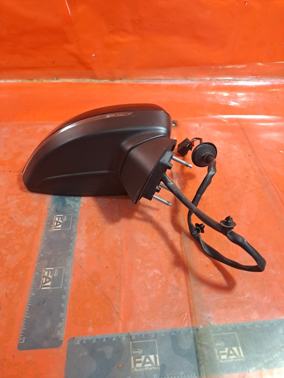 ✅2013 AUDI A3 8V 1.6D FRONT RIGHT WING MIRROR BLACK Z9Y + WARRANTY A338 - Image 9