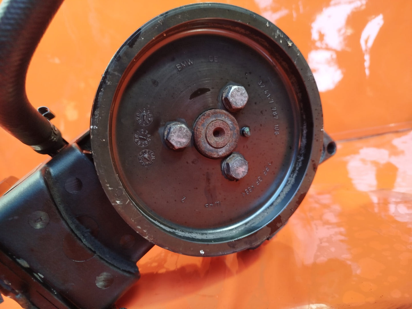 ✅2008 BMW 7 SERIES E66 3.0D POWER STEERING PUMP PULLEY 7787106 + WARRANTY A255 - Image 10