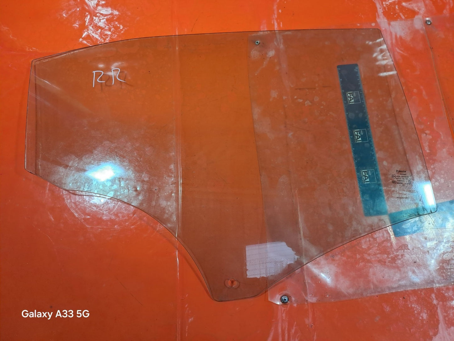 ✅2023 POLESTAR 2 LONG RANGE DOOR GLASS WINDOW REAR RIGHT + WARRANTY A312 - Image 2