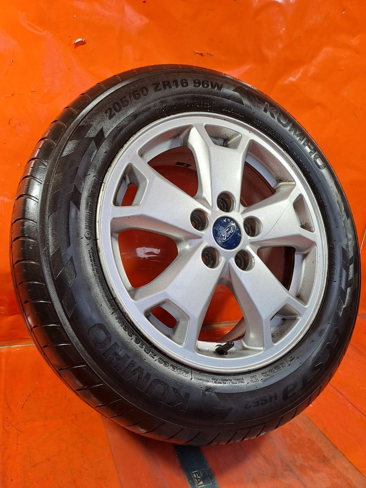 ✅2015 FORD TRANSIT CONNECT V408 ALLOY WHEEL WITH TYRE 205/60 R16 DT11-AC A355 - Image 6