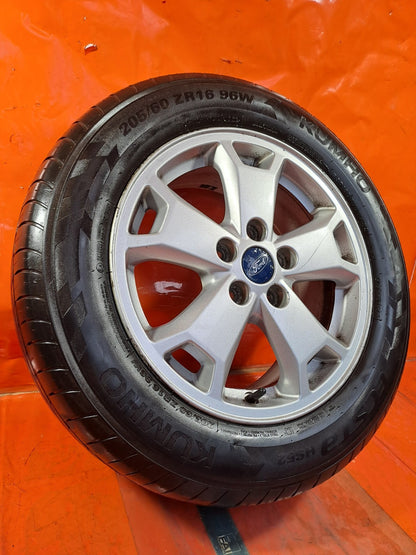 ✅2015 FORD TRANSIT CONNECT V408 ALLOY WHEEL WITH TYRE 205/60 R16 DT11-AC A355 - Image 6