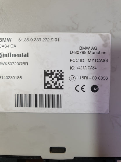 2014 BMW 5 Series F11 Key Reading Control Unit 9339272 Warranty A153 - Image 8