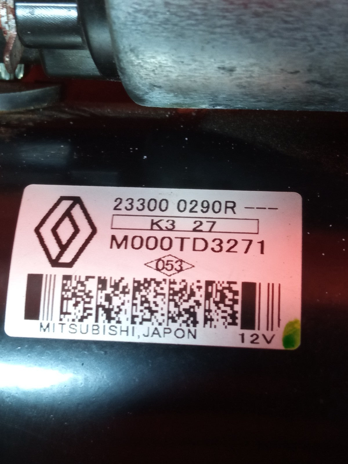 ✅Dacia Duster Journey 1.3 Petrol 2024 Starter Motor 233000290R Warranty A364 - Image 3
