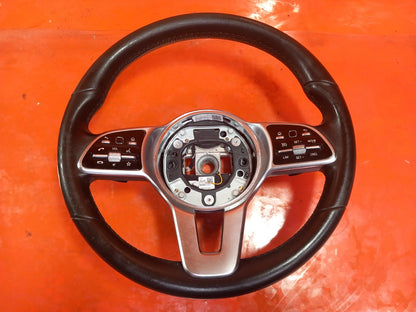 2019 Mercedes A Class W177 Steering Wheel & Paddle Shift A0004605804 A382 - Image 1