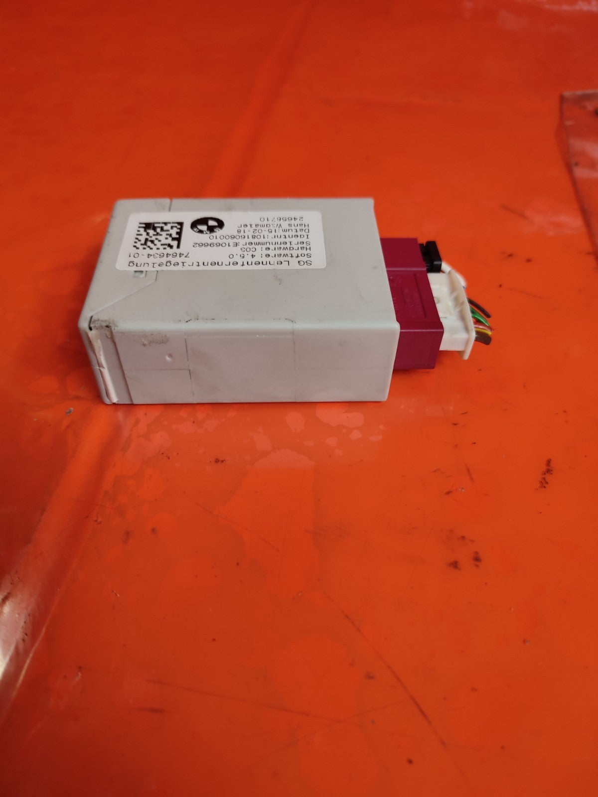✅BMW X1 F48 2.0 PETROL 2018 FRONT SEAT BACKREST CONTROL MODULE ECU 7464634 A303 - Image 10