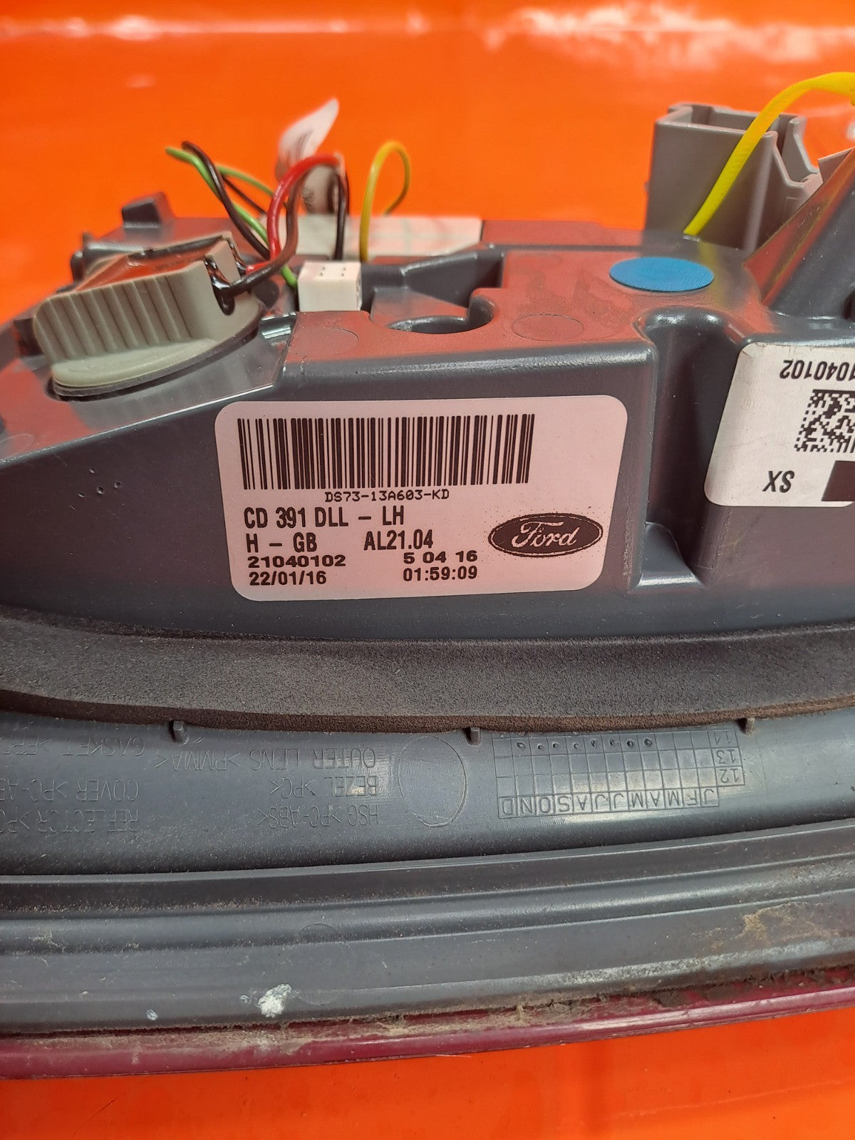 ✅FORD MONDEO MK5 2016 REAR INNER TAIL LIGHT PAIR DS73-13A603-KD Warranty A292 - Image 6