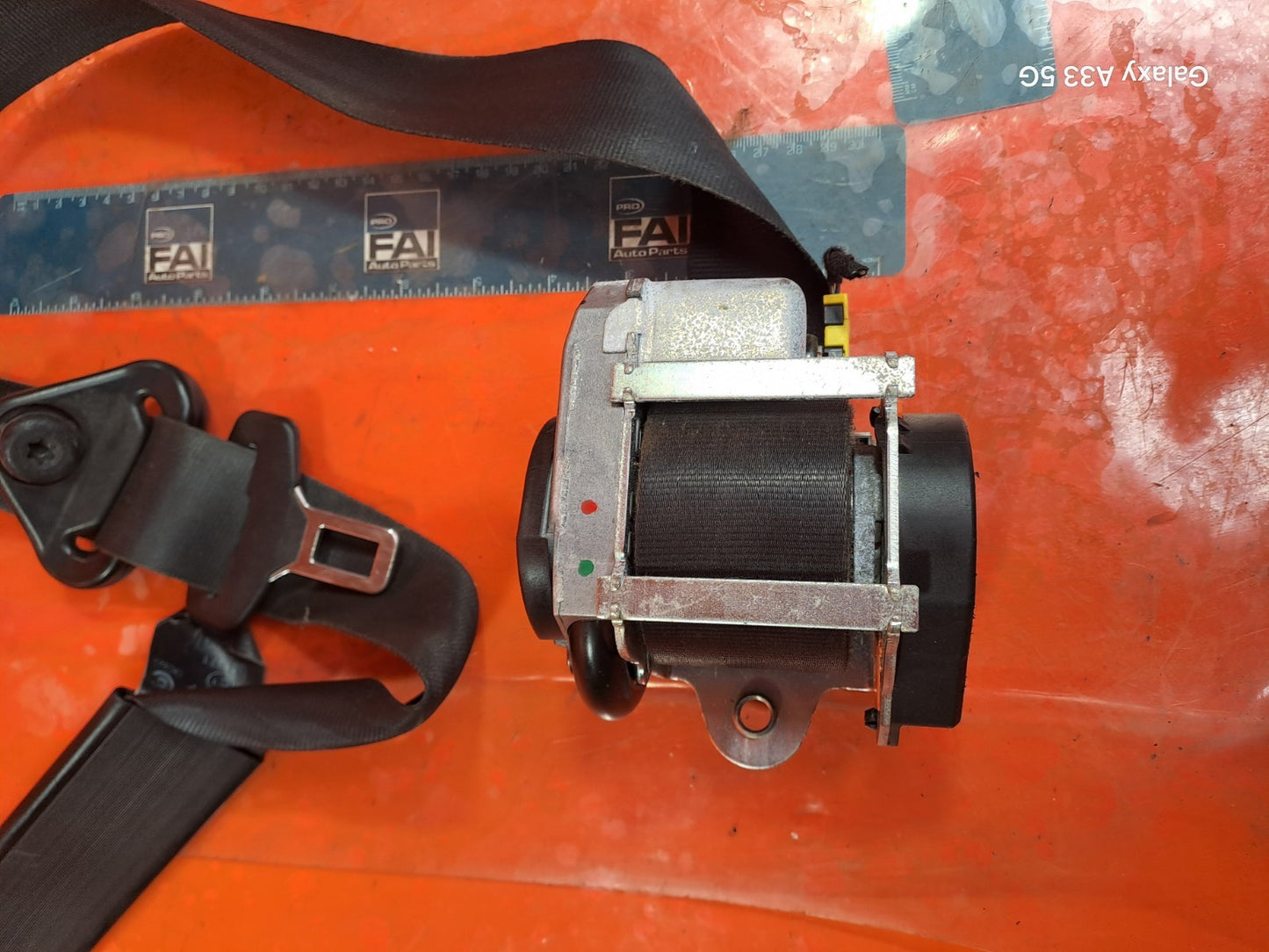 ✅FORD TOURNEO CUSTOM 2.2 DIESEL 2015 FRONT RIGHT SEAT BELT BK21V61294ACW A280 - Image 10