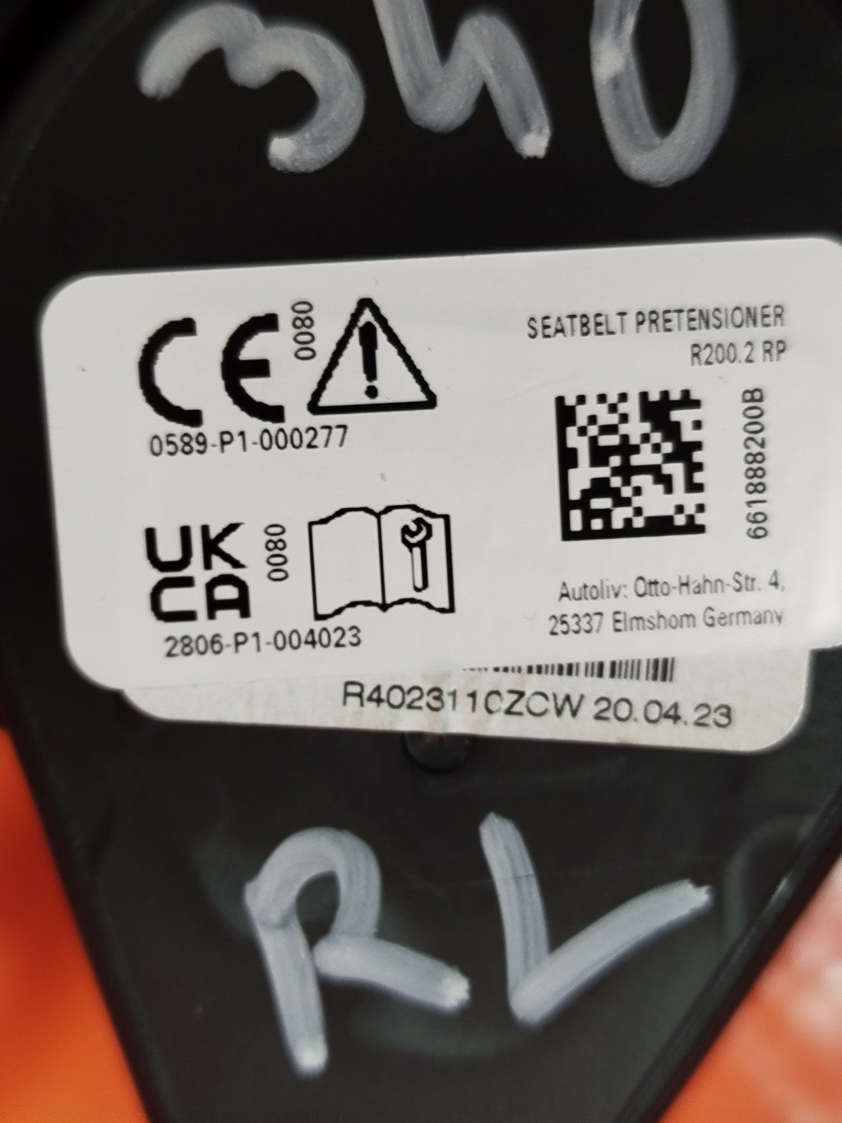✅BMW G20 330E 2.0 PETROL 2023 REAR LEFT SEAT BELT S3749626308 661888200B A340 - Image 9