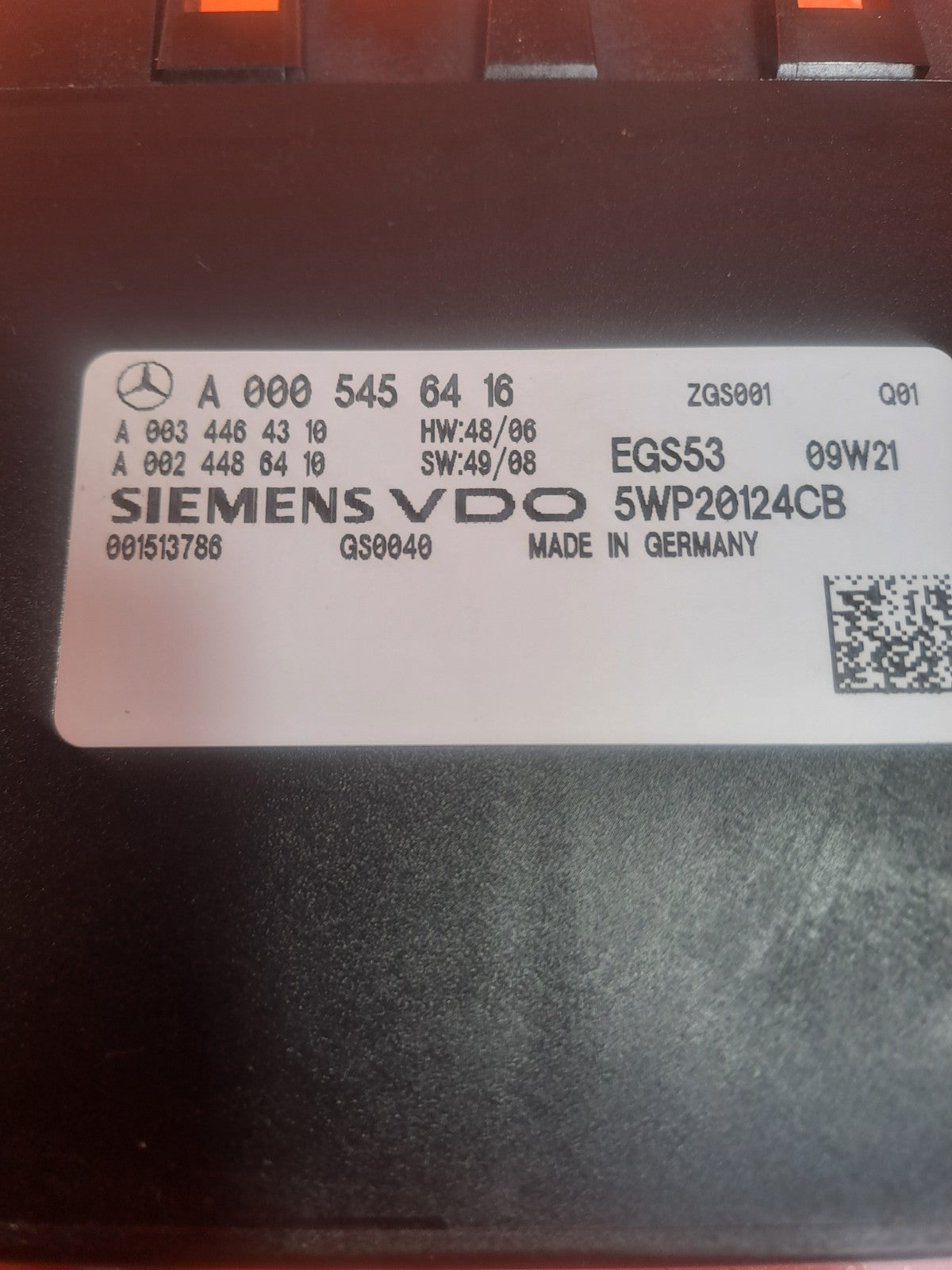 ✅2009 MERCEDES E CLASS W212 GEARBOX CONTROL MODULE ECU A0005456416 + WARRANTY - Image 7