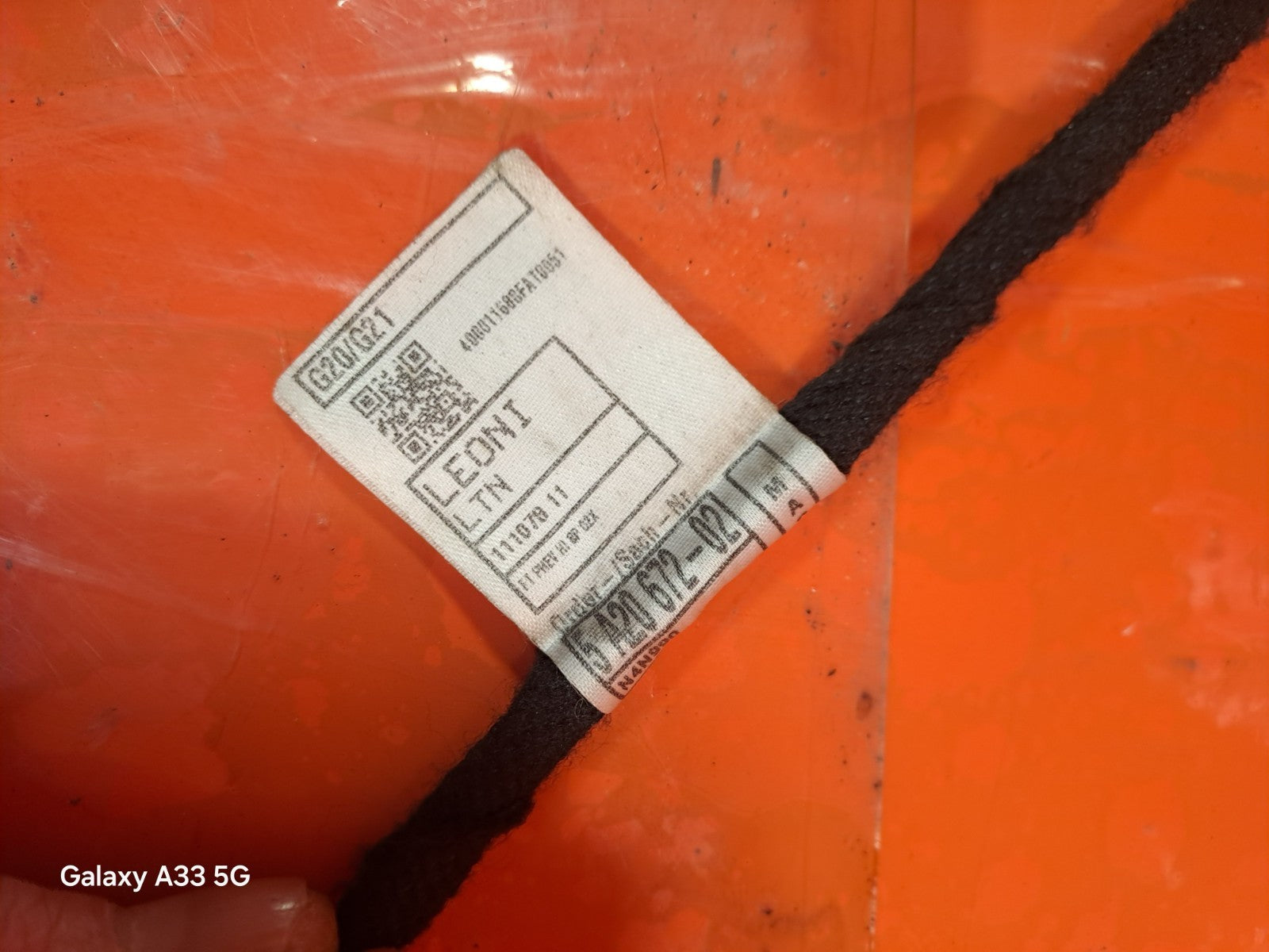 ✅BMW 330E G21 2.0 PETROL 2022 FRONT RIGHT DOOR WIRING LOOM 5A20672-02 Warranty - Image 8