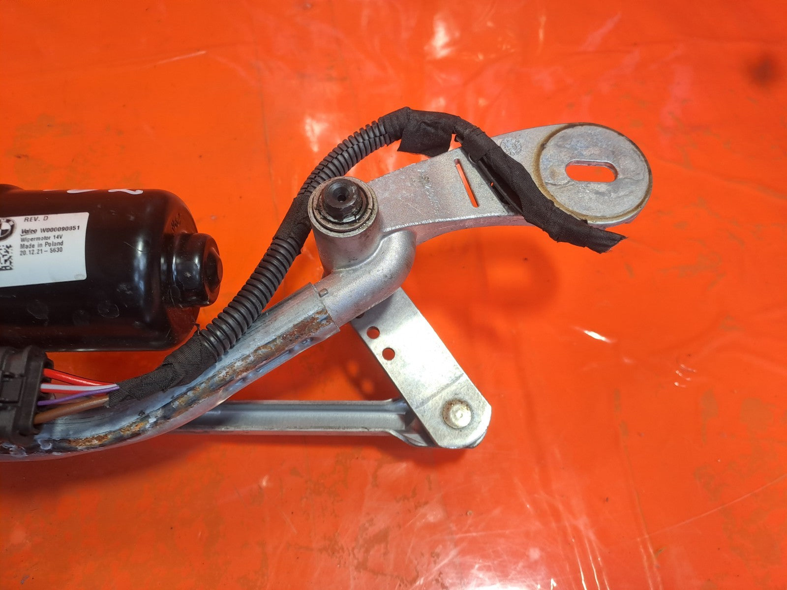 ✅2021 BMW 3 Series G20 M Sport Front Wiper Motor & Linkage 7427910 A362 - Image 5