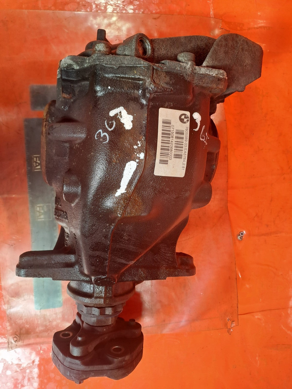✅BMW F33 420D M SPORT 2.0 DIESEL 2015 REAR DIFF DIFFERENTIAL AUTO 7605589 A367 - Image 6