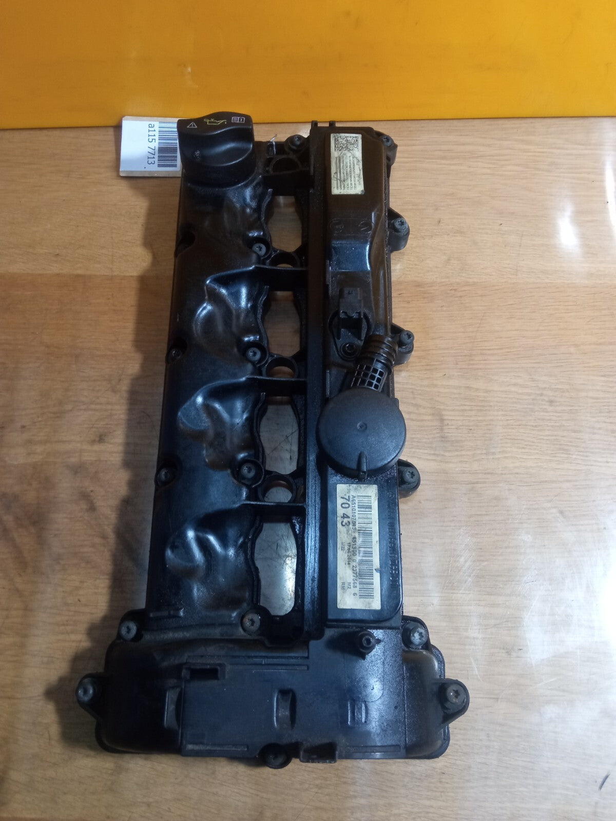 ✅MERCEDES W212 E300 2.1 DIESEL 2014 ENGINE ROCKER COVER HYBRID A6510107043 A115 - Image 3