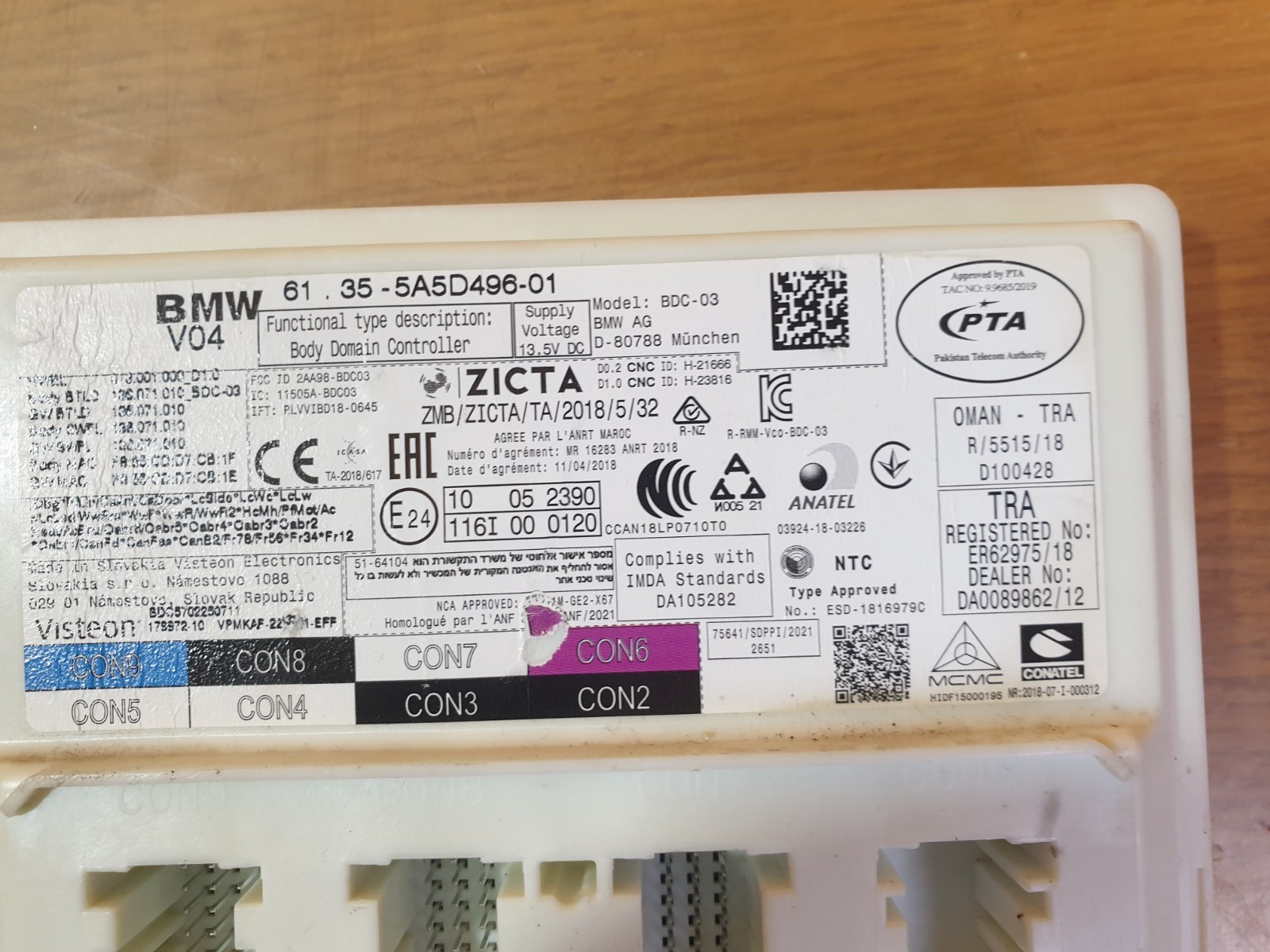 ✅2021 BMW 1 SERIES F40 M SPORT BODY DOMAIN CONTROL MODULE VPJKAF14B127A A177 - Image 6