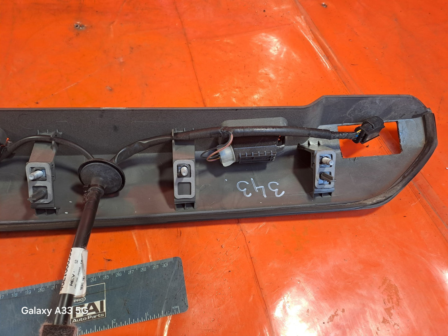 ✅2023 Ford Transit Custom Tailgate Number Plate Light Trim GK21-13555-DG Black - Image 11