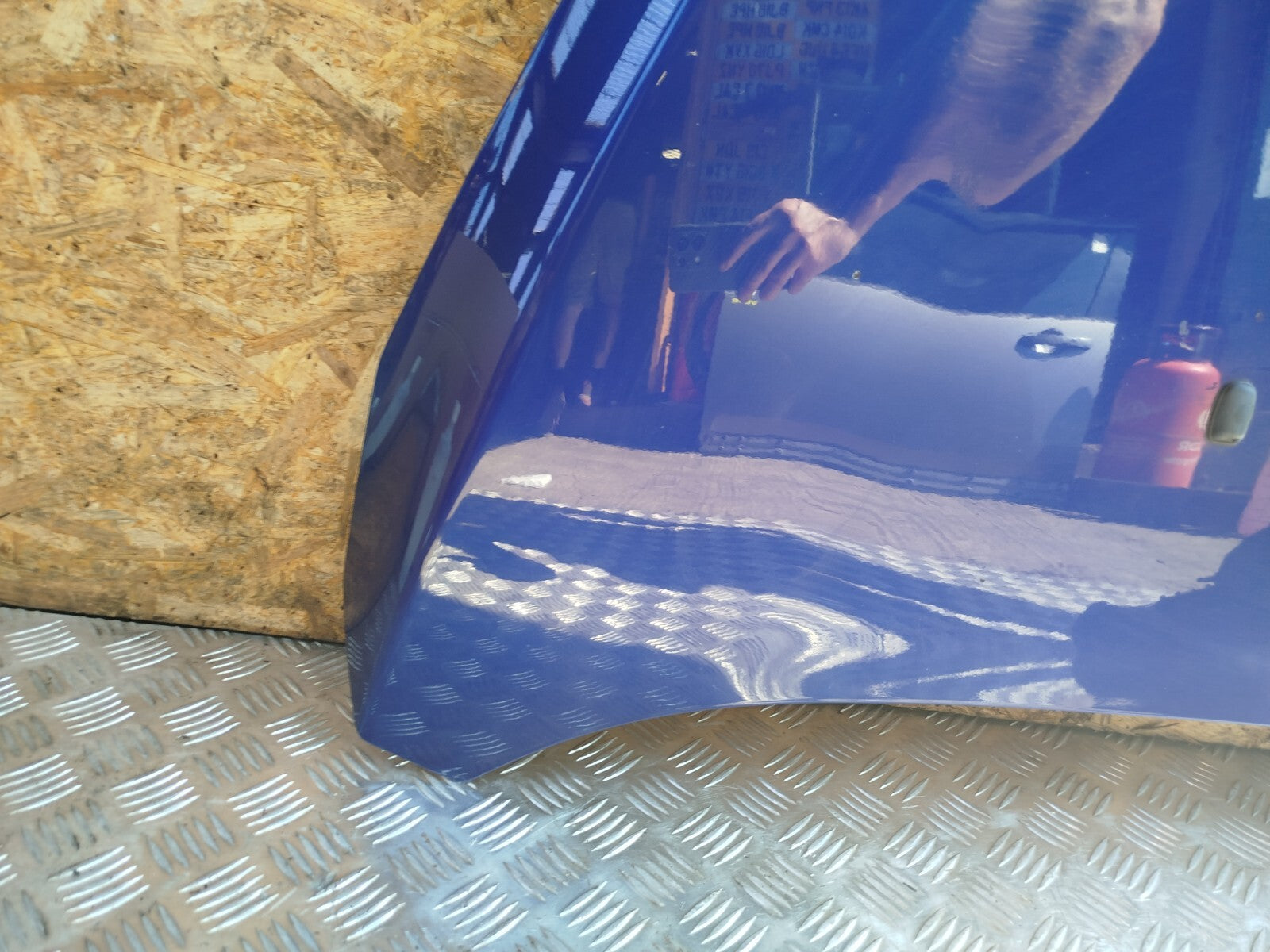 ✅FORD B-MAX TITANIUM 1.0 PETROL 2014 BONNET HOOD BLUE Scratches A285 - Image 6