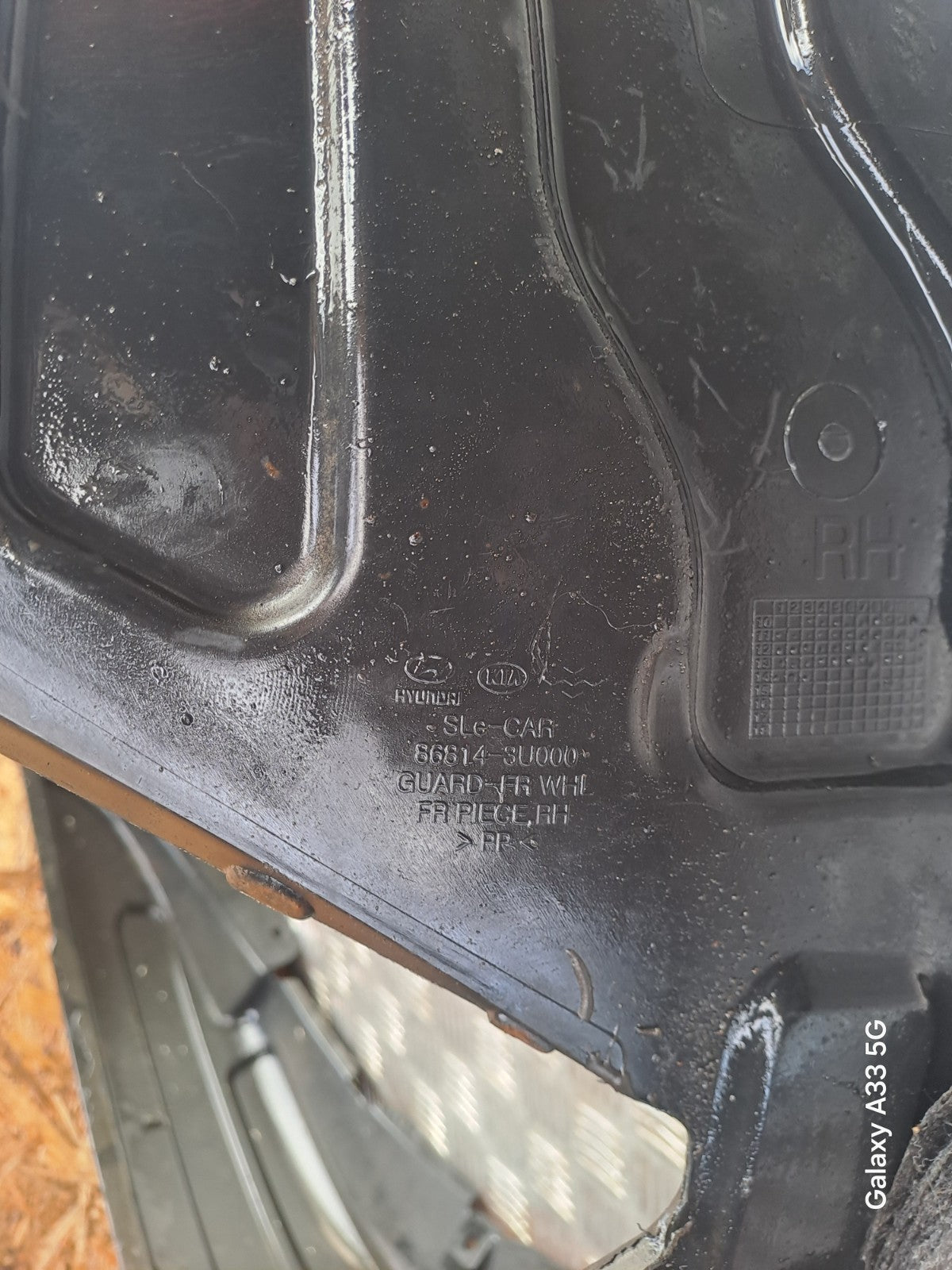 ✅2014 KIA SPORTAGE MK3 FRONT RIGHT WHEEL ARCH SPLASH GUARD 86814-3U000 +WARRANTY - Image 12