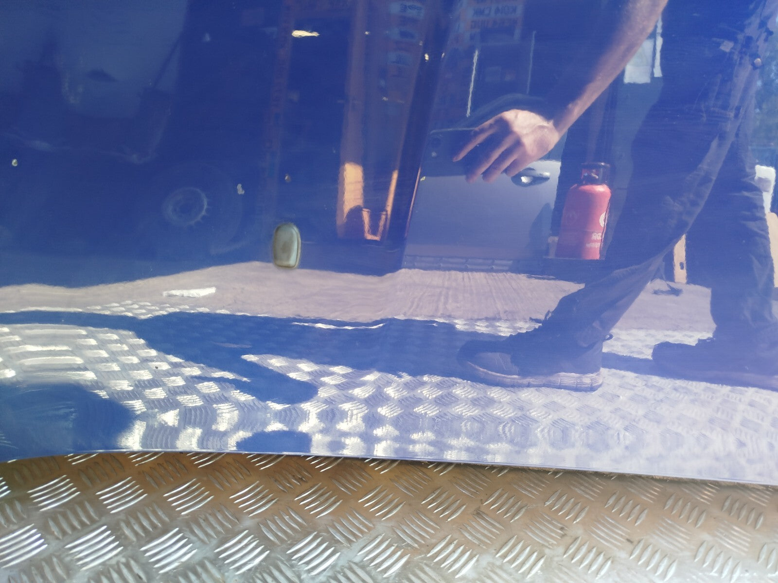 ✅FORD B-MAX TITANIUM 1.0 PETROL 2014 BONNET HOOD BLUE Scratches A285 - Image 7